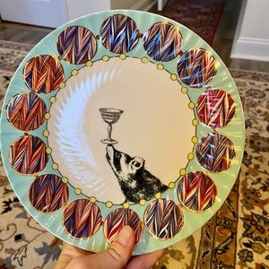 Set of 2 Anthropologie plates (salad/dessert size)